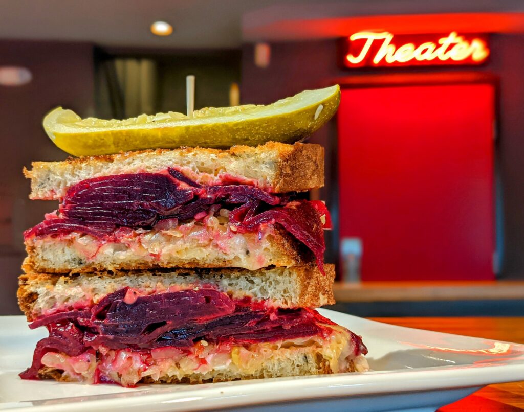 A beet reuben that's not on the menu anymore
