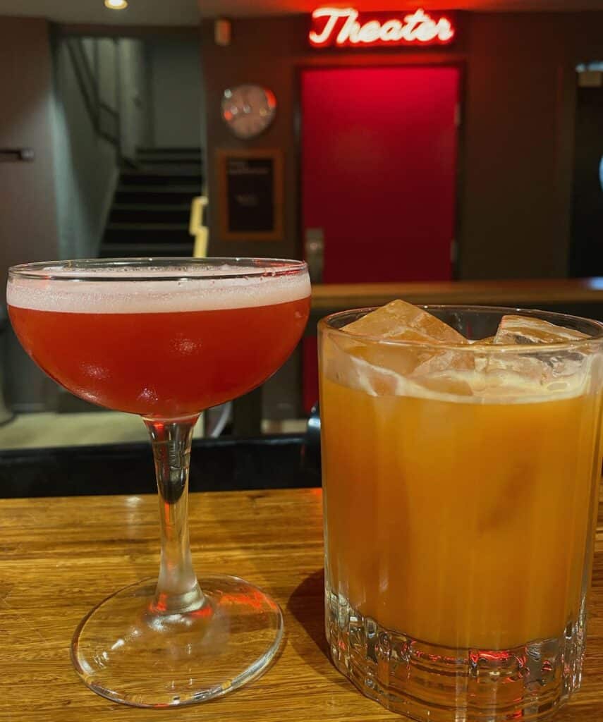 the framing of this picture of our cocktails leaves something to be desired, maybe jordan will take a better one soon